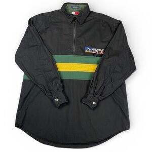 Vintage mens Tommy Hilfiger Expedition Outdoors 1/4 zip shirt size Small RARE